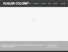 Tablet Screenshot of kuglercolors.de